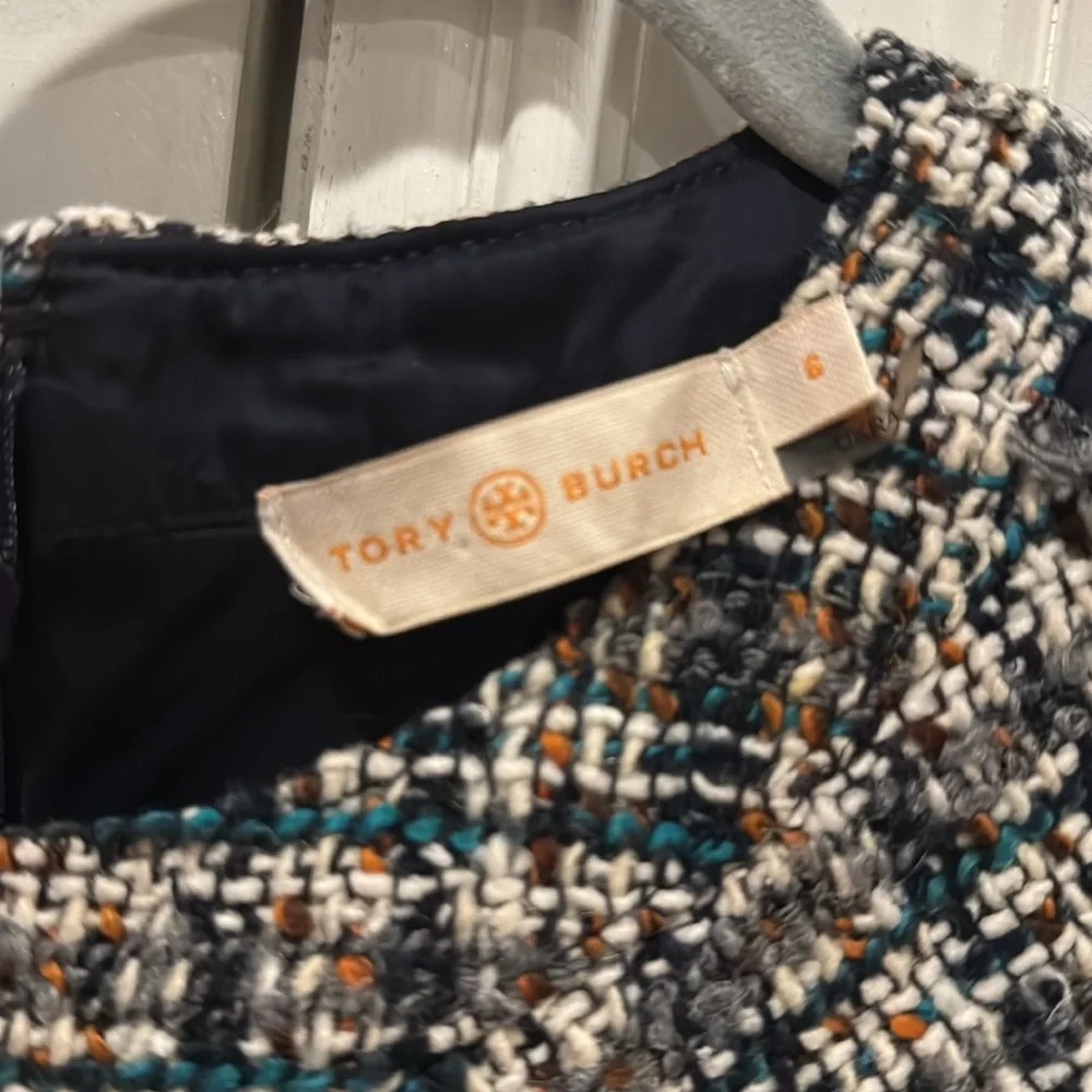Tory Burch tweed midi dress size 6